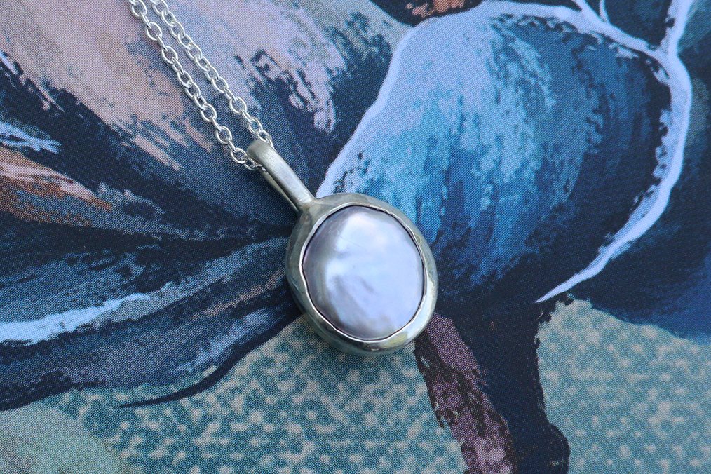 Grey Pearl Necklace