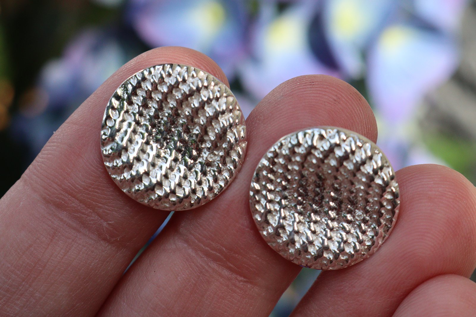 Hand Casted Earrings
