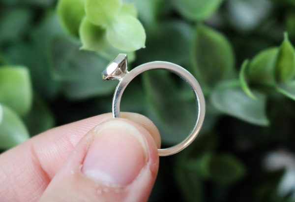 Silver Diamond Ring