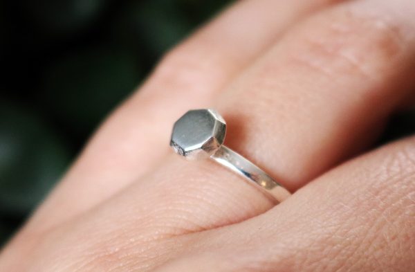 Silver Diamond Ring - Image 2