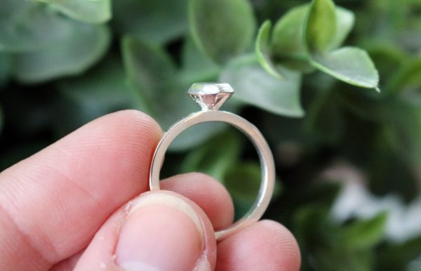 Silver Diamond Ring - Image 3