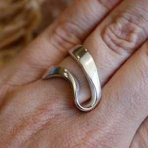 Forged Freehand Sterling Ring