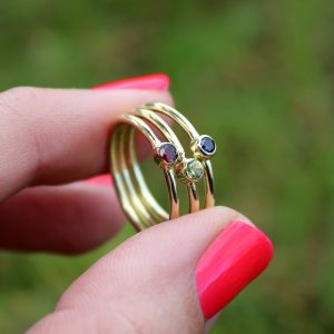 14K Birthstone Ring