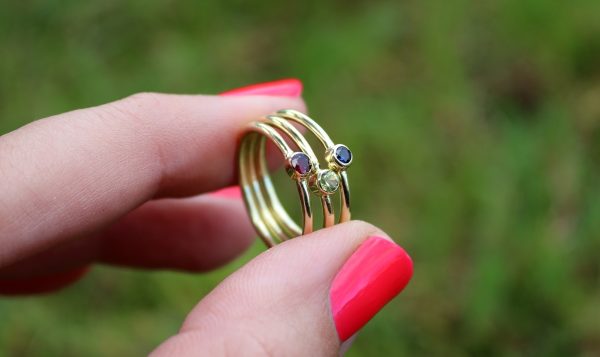 14K Birthstone Ring