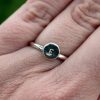 Gold Nugget Initial Ring