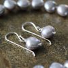 Grey Pearl Earrings