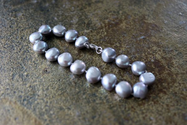 Grey Pearl Bracelet