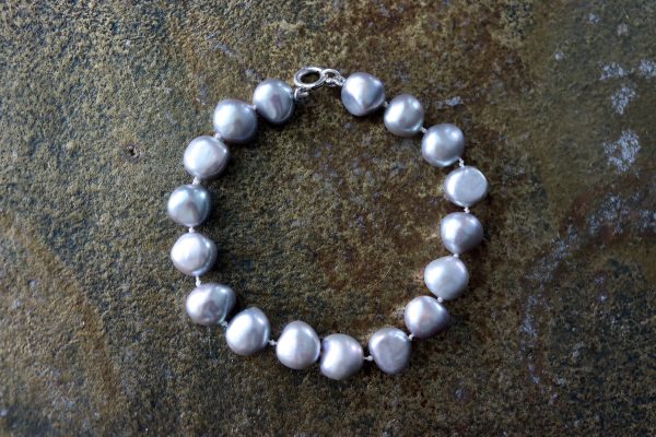 Grey Pearl Bracelet - Image 3