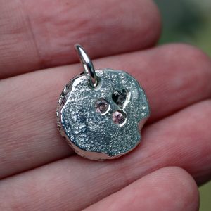 Casted Pink Sapphire Pendant